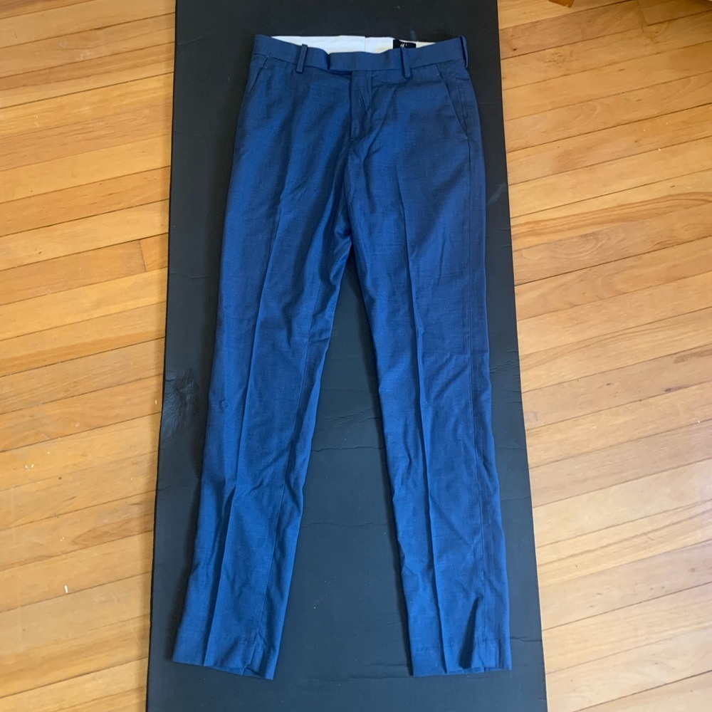H&M Slim Fit Blue Work Slacks